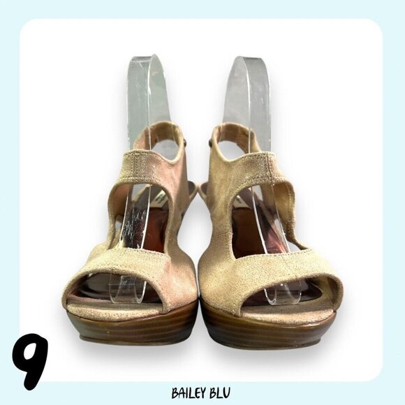 New Vera Wang Beige Slip On Form Fitting Open Toe Stiletto Heels Women’s Size 9 - Picture 5 of 9